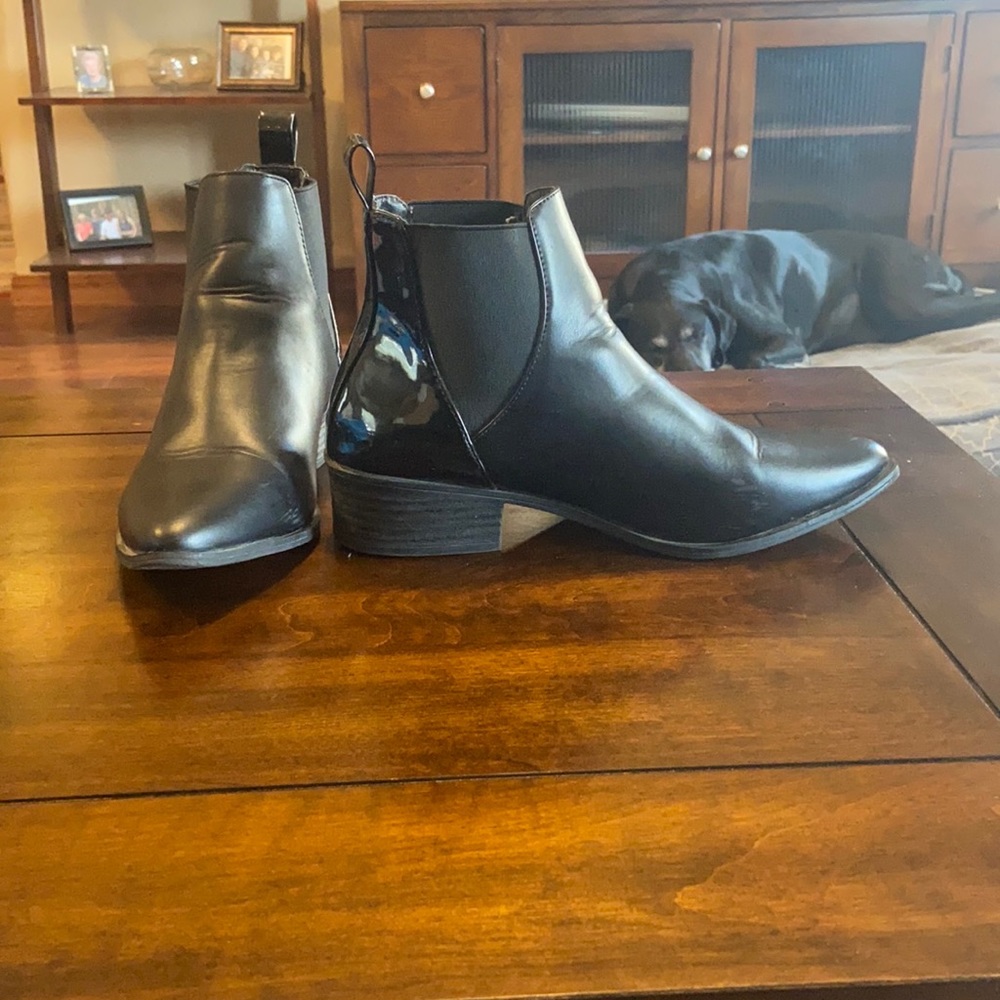 Black booties